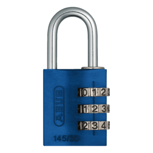 ABUS 145/30 Travel Light Combination Padlock - Blue