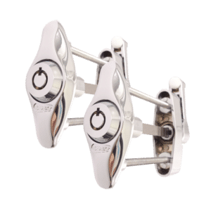 SASHSTOP Original Sash Stopper - Keyed Alike Pair - Chrome