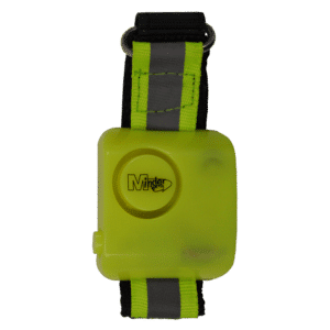 MINDER Hi-Vis Wrist Personal Alarm - Yellow