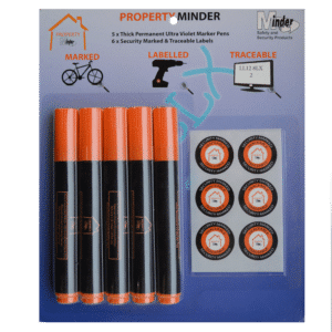 MINDER Property Minder Pack with UV Pens - 5 Pack
