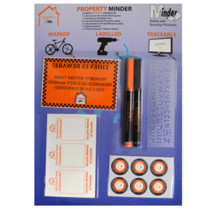 MINDER Ultimate Property Marking Pack - Permanent Ink & UV