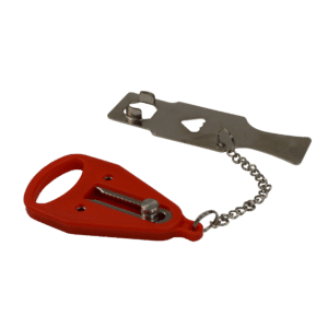 MINDER Portable Door Lock - Red
