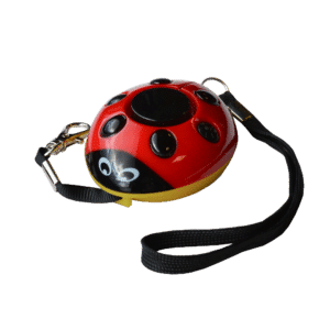 MINDER Screaming Ladybug Personal Alarm - Red
