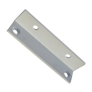 GEZE OL Line Angled Fixing Plate To Suit Timber Frames - White
