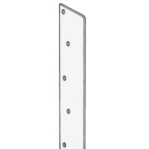 KICKSTOP AT4 Full Length Anti-Thrust Plate - AT4 No Keyway White