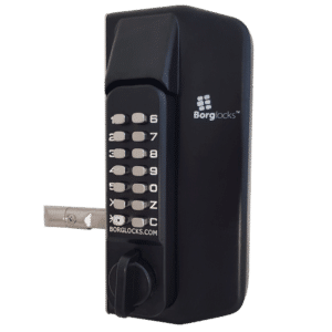 BORG LOCKS BL3130 ECP Knob Operated Marine Grade Metal Gate Double Digital Lock - Without Key Override