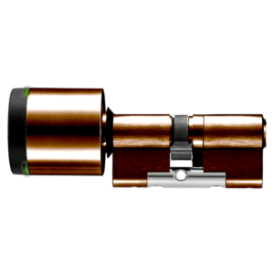 EVVA AirKey Euro Double Proximity & Key ICS Cylinder - Sizes 97mm to 122mm Patina Brown (Bronze)