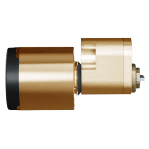 EVVA AirKey Scandinavian Proximity Security Cylinder - SKI Internal Polished Brass