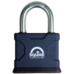 SQUIRE ATL42S & ATL52S All Terrain Rustproof Open Shackle Brass Padlock - 54mm KA (24342) Boxed