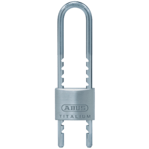 ABUS Titalium 64TI Series Adjustable Long Shackle Padlock - 50mm KD 60mm to 150mm Shackle 64TI/50HB60-150 Visi