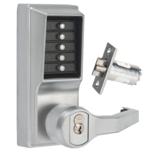 DORMAKABA Simplex L1000 Series L1021B Digital Lock Lever Operated - SC RH With Cylinder LR1021B-26D
