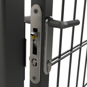 GATEMASTER ML4 Full Plate Mortice Gate Hook Lock - Ornamental Handles