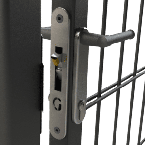 GATEMASTER ML4 Full Plate Mortice Gate Hook Lock - Plain Handles