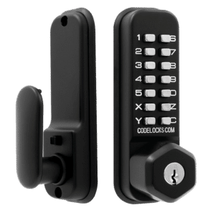 CL0255 Marine By Codelocks Digital Lock With Key Override - Black