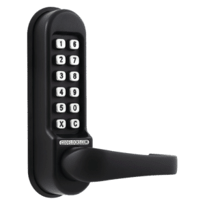 CL0500 PK MB Marine By Codelocks Digital Lock Front Only To Suit Panic Latch - Black