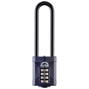 SQUIRE CP50 Series 50mm Steel Shackle Combination Padlock - CP50/4 100mm Long Shackle Boxed