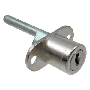 L&F 5841 Furniture Lock - 19mm NP KD Bagged