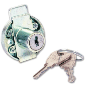 L&F 5872 Furniture Lock - 19mm NP KD Bagged