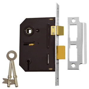UNION 2243 3 Lever Sashlock - 75mm SC KD Boxed