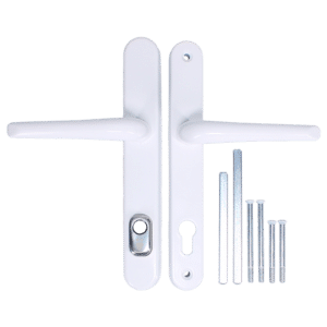 DYNAMIC TS007 2 Star Lever/Lever Security Door Handle - White