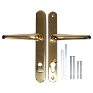 DYNAMIC TS007 2 Star Lever/Lever Security Door Handle - Dark Gold
