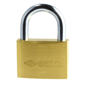 CISA 22110 Open Shackle Brass Padlock - 50mm KA Boxed