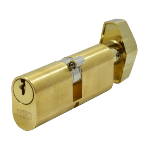 UNION 2X13 Oval Key & Turn Cylinder - 74mm 37/T37 (32/10/T32) KD PL