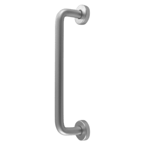 DORTREND 20RCR2 Bolt Fix Round Rose Aluminium Pull Handle - 300mm SAA
