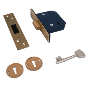 WILLENHALL LOCKS M5 5 Lever Deadlock - 64mm PB MK Boxed