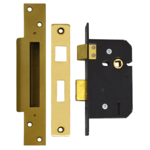 WILLENHALL LOCKS M5 5 Lever Sashlock - 64mm PB MK Boxed