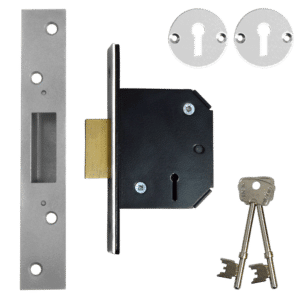 WILLENHALL LOCKS M1 5 Lever Deadlock - 64mm SC KD Boxed
