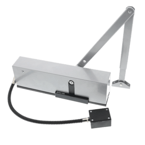 BRITON 996 Series Hold Open Door Closer - Fig 01 Silver Arm