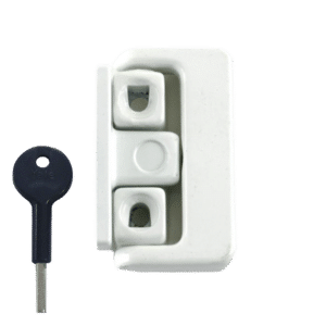 YALE 8K101 Window Swing Lock - WH 1 Lock + 1 Key Visi