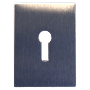 SOUBER TOOLS JE2 Self Adhesive UK Escutcheon - SS