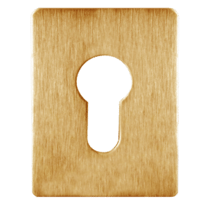 SOUBER TOOLS EE1 Self Adhesive Euro Escutcheon - PB