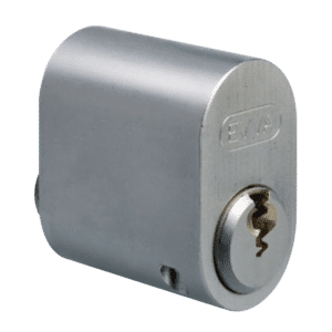 EVVA A5 Scandinavian Oval Cylinder - 25.6mm NP KD Single External