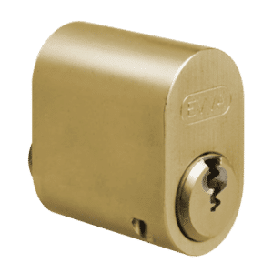 EVVA A5 Scandinavian Oval Cylinder KD - 25.6mm PB KD Single External
