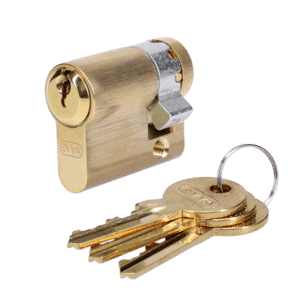 EVVA A5 HZ Euro Half Cylinder With Adjustable Cam KD - 36mm (27-9) PB