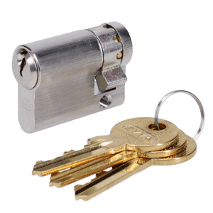 EVVA A5 HZ Euro Half Cylinder With Adjustable Cam KD - 41mm (32-9) NP