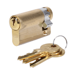 EVVA A5 HZ Euro Half Cylinder With Adjustable Cam KD - 56mm (47-9) PB