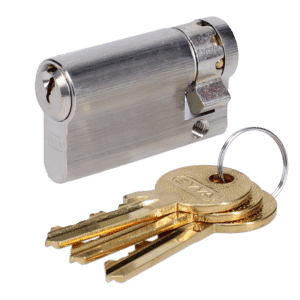 EVVA A5 HZ Euro Half Cylinder With Adjustable Cam KD - 61mm (52-9) NP