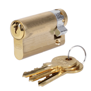 EVVA A5 HZ Euro Half Cylinder With Adjustable Cam KD - 61mm (52-9) PB