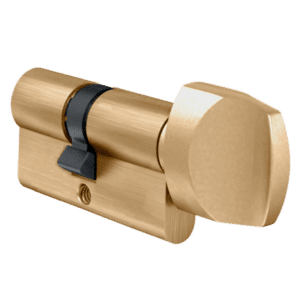 EVVA A5 KDZ Euro Key & Turn Cylinder KD - 62mm 31-T31 (26-10-T26) PB