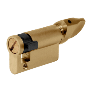 EVVA KHZ Euro Half Turn Cylinder - 46mm (37-9) PB