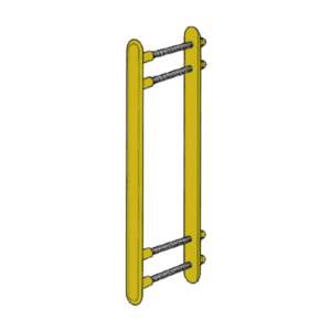 KICKSTOP 9602 Door FrameGuard - 300mm PB