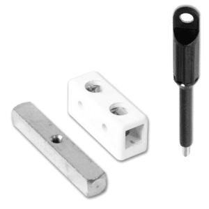Ingersoll FM68K Window Lock - Metal - WH 1 Lock + 1 Key Visi