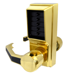 DORMAKABA Simplex L1000 Series L1031 Digital Lock Lever Operated With Passage Set - PB LH LL1031-03