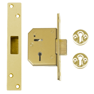 UNION C-Series 3G115 5 Lever Deadlock - 67mm PB KD Boxed