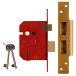 UNION 2234 5 Lever Sashlock - 64mm PL KA Boxed
