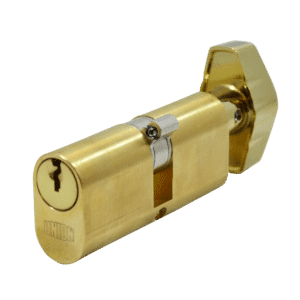 UNION 2X13 Oval Key & Turn Cylinder - 65mm 32.5/T32.5 (27.5/10/T27.5) KA `WVL482` PL